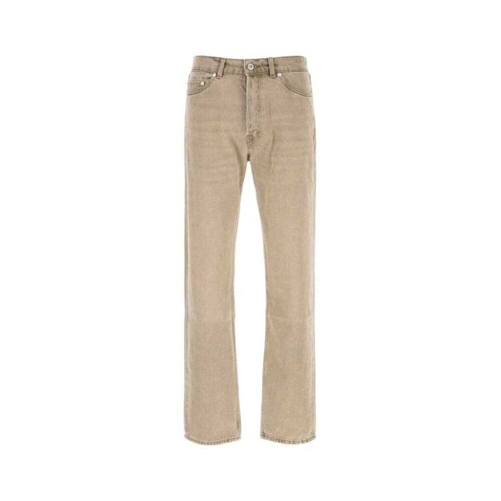 Our Legacy Men Beige Denim Jeans